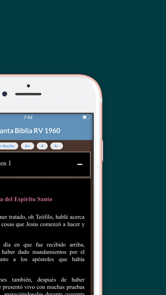 #5. Biblia Reina Valera Español (iOS) Podle: VIRGILIO MARTINEZ TERRER