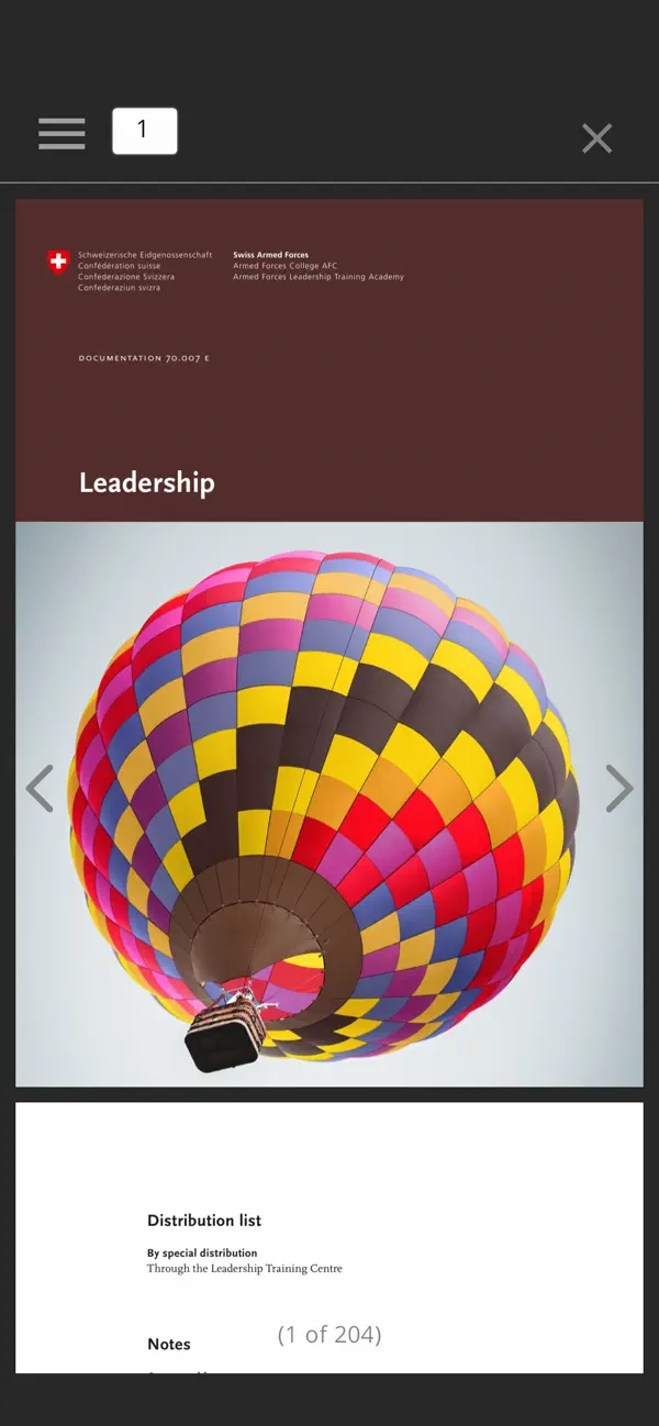 #2. Module manuals (iOS) Ved: Schweizer Armee