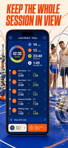 Gym Rest Timer: Between Sets Screenshot 7 of 10