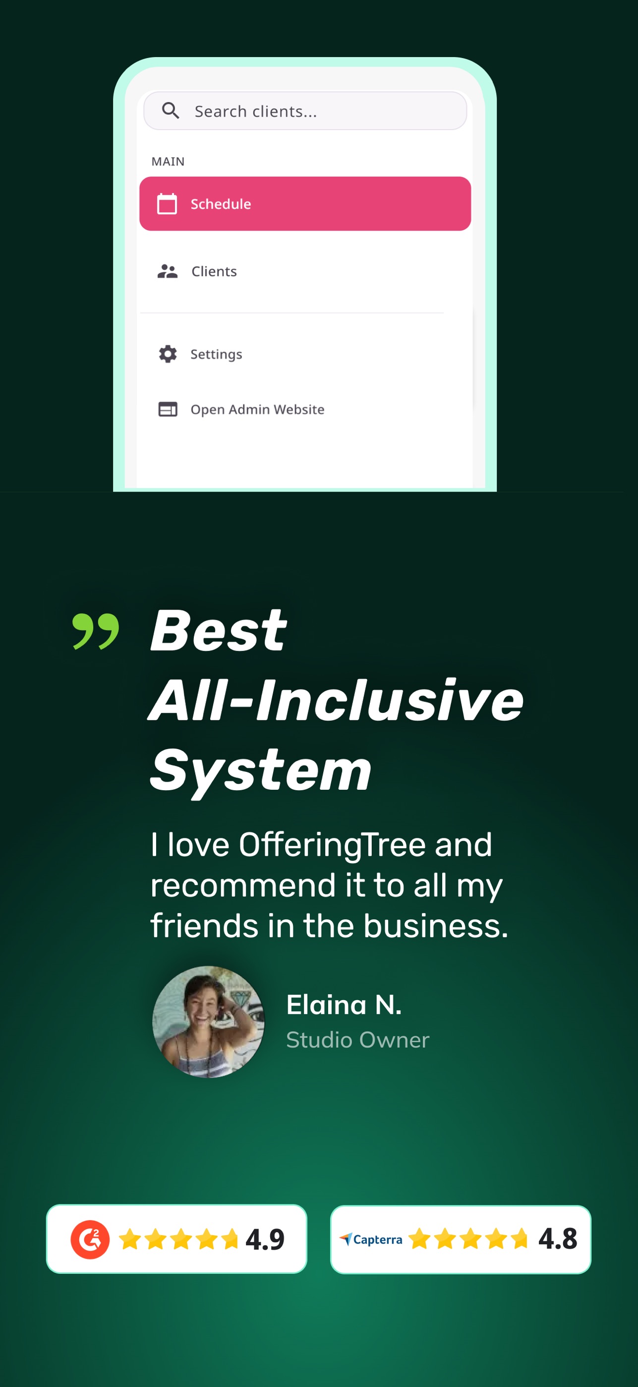 Screenshot 1 of OfferingTree Business