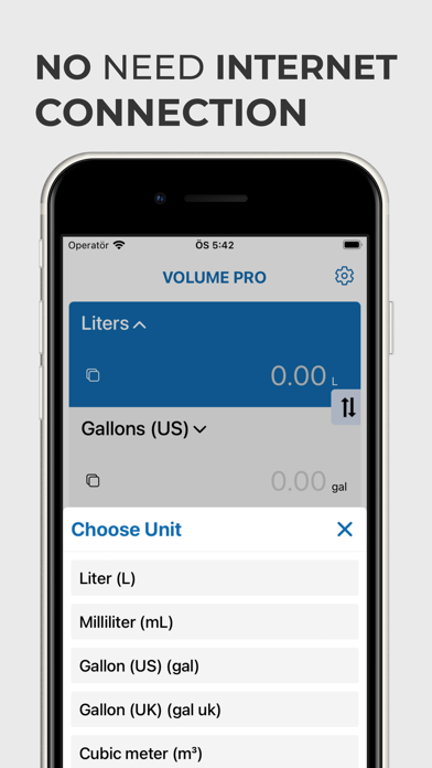 Screenshot #2 pour Volume Converter L, Gal, Fl Oz