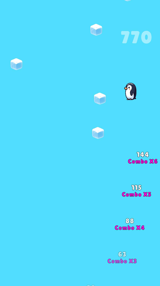 #2. Penguin Frost Jump (iOS) Podle: JOHANNES DIMITRIS TSOUCHLOS