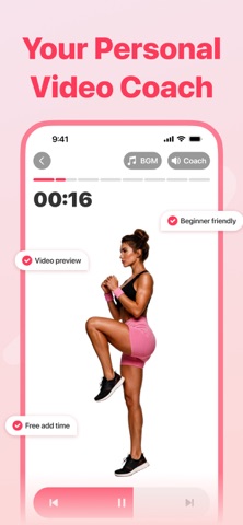 FitGo: Home Workout & Fitness iPhone screenshot