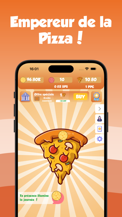 Screenshot #1 pour Pizza Tycoon – Idle Clicker