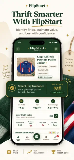 FlipStart: Thrift & Resale AI screenshot 1