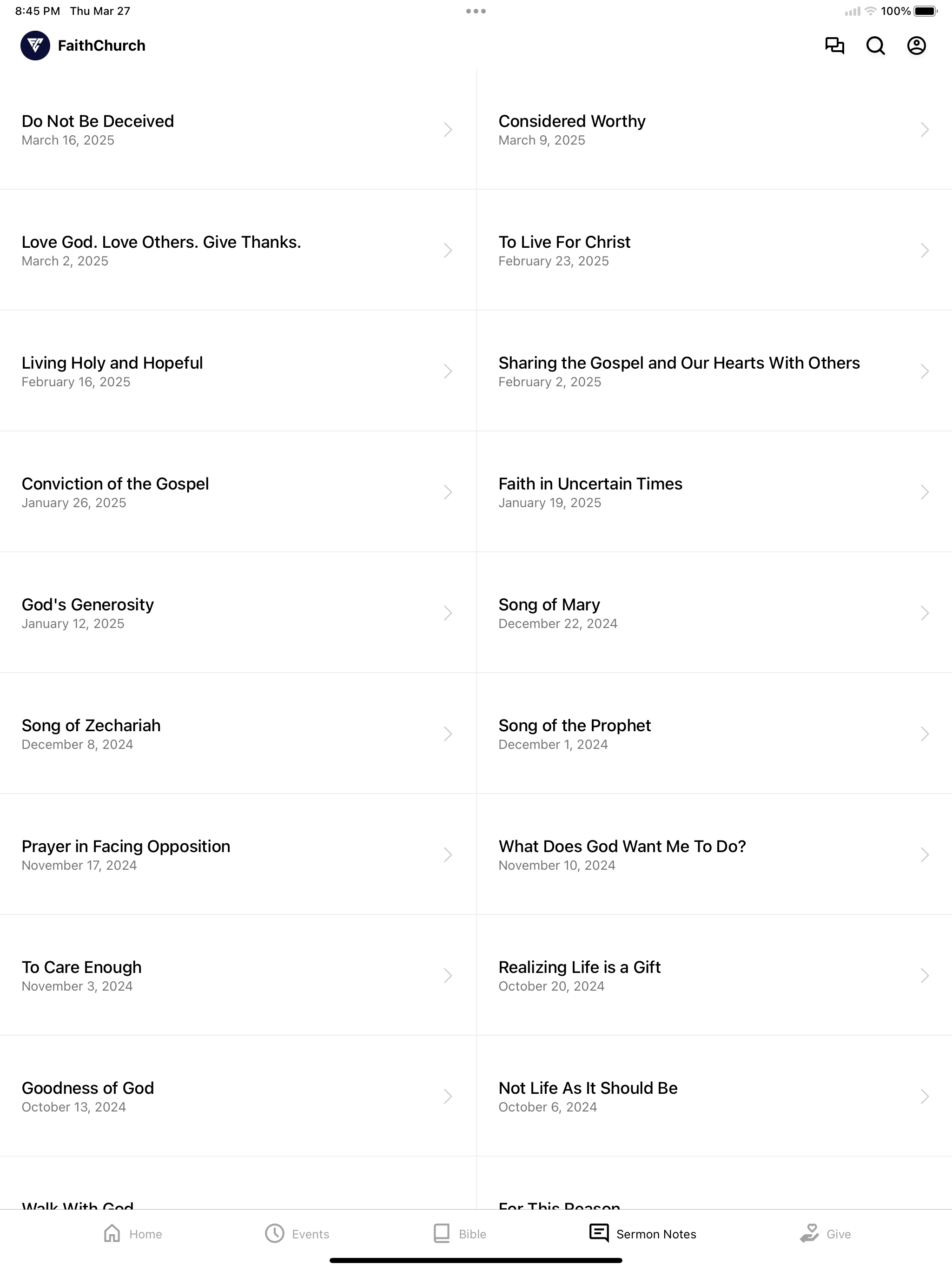 Faith Church VC screenshot 6