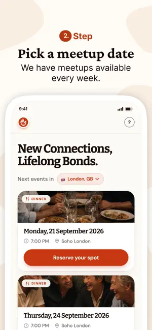NiceToMeet: Meet for Dinner screenshot 3