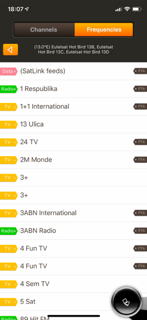 ‎SatFinder Pro - Schermata satellitare per camper