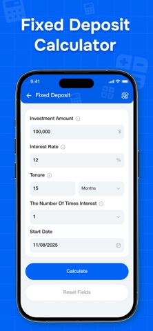 Finance : Loan Emi Calculator screenshot
