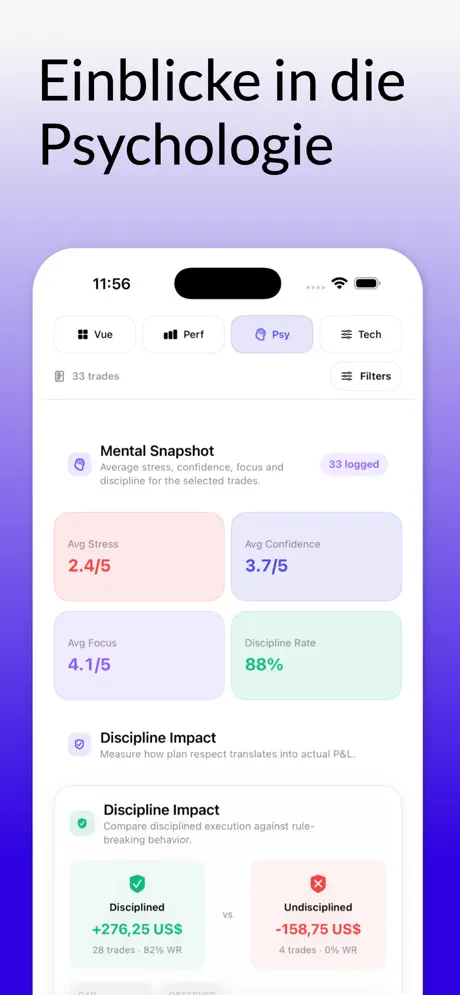 MyEdge Trading Tagebuch — iPhone-Screenshot 6