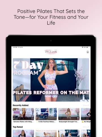 Pilates On Demand iPad screenshot