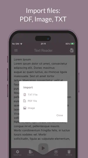 Text to Voice: Text Reader screenshot 2
