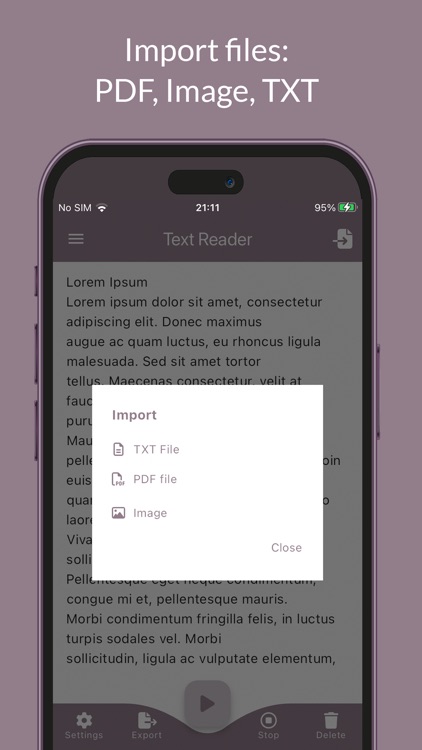 Text to Voice: Text Reader