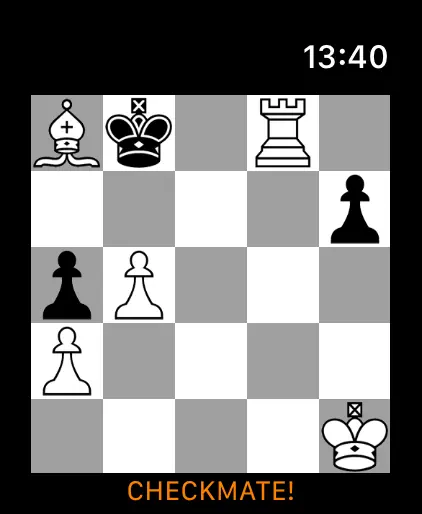 Screenshot #2 pour Mini Chess on Watch