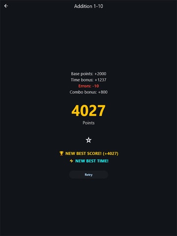 Speed Math The Game iPad screenshot
