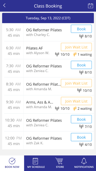 Oak Cliff Pilates Screenshot