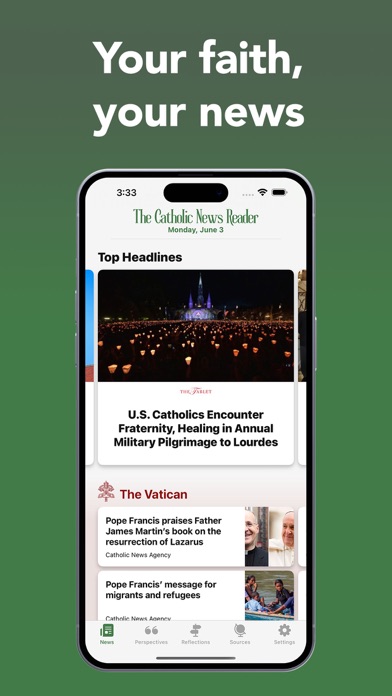 The Catholic News Reader Screenshot