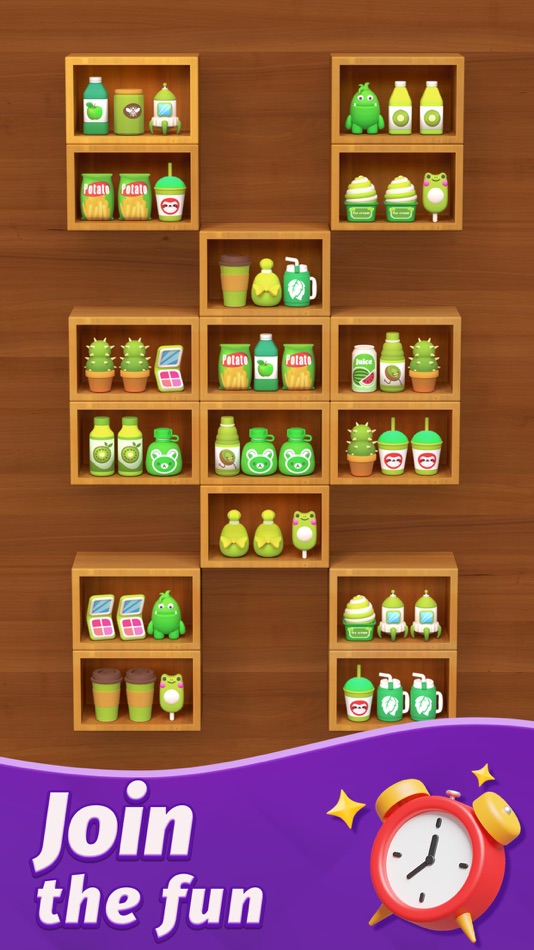 #4. Goods Sort™ - Triple Master 3D (iOS) By: Clap Palms