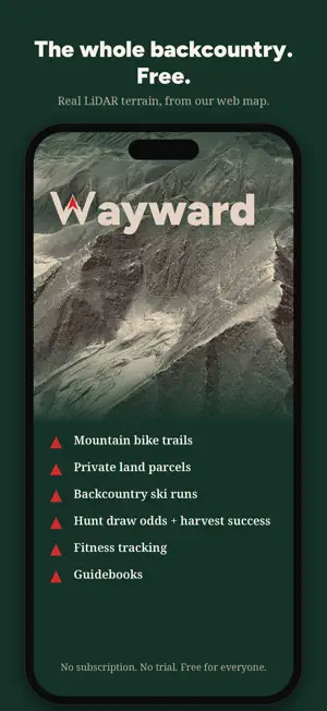 Wayward GPS screenshot 1