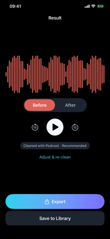 Noise Reducer: Video & Audio Screenshot 7 of 10