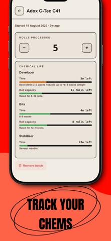 ProLab Film Developer app screenshot 3