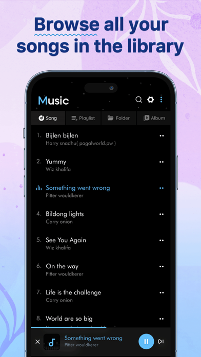 Screenshot #1 pour Music Player: Play Music