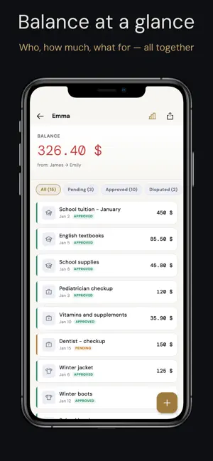 Duo: Co-Parenting Expenses screenshot 1