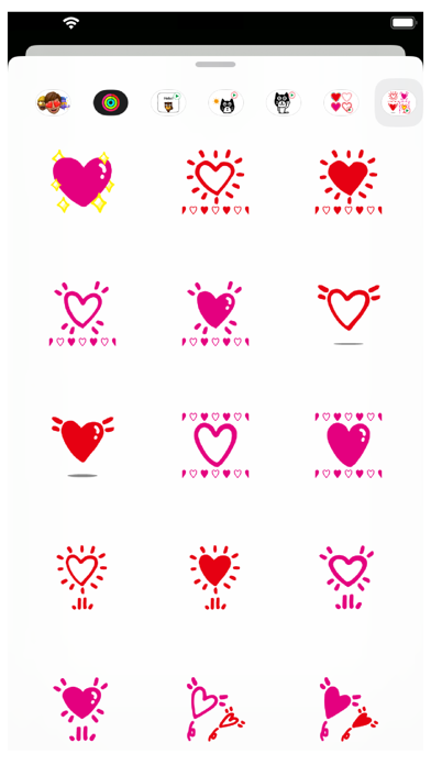 Screenshot #2 pour Heart Animation 5 Sticker