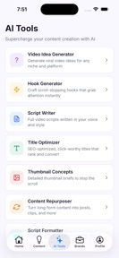 CreatorHustle: Content Planner screenshot