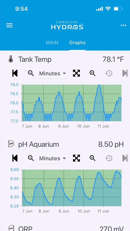 HYDROS App (iOS) 由: Coralvue HYDROS App (iOS) 由: Coralvue