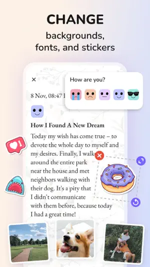 Daily Journal: Diary with Lock screenshot 2