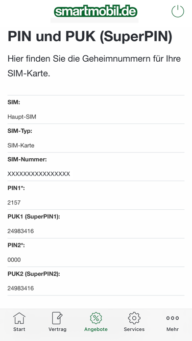 Screenshot #3 pour smartmobil.de Servicewelt
