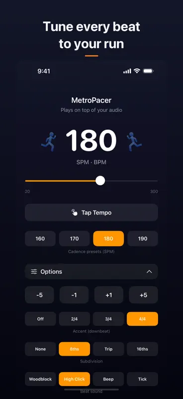 MetroPacer: Run Cadence screenshot 3 of 4