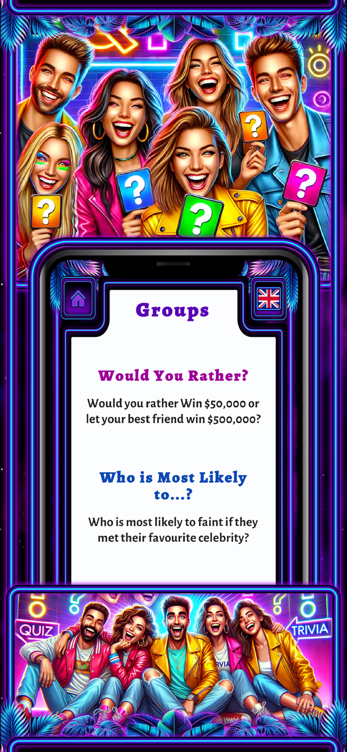 Group Games and Quiz - Preezy