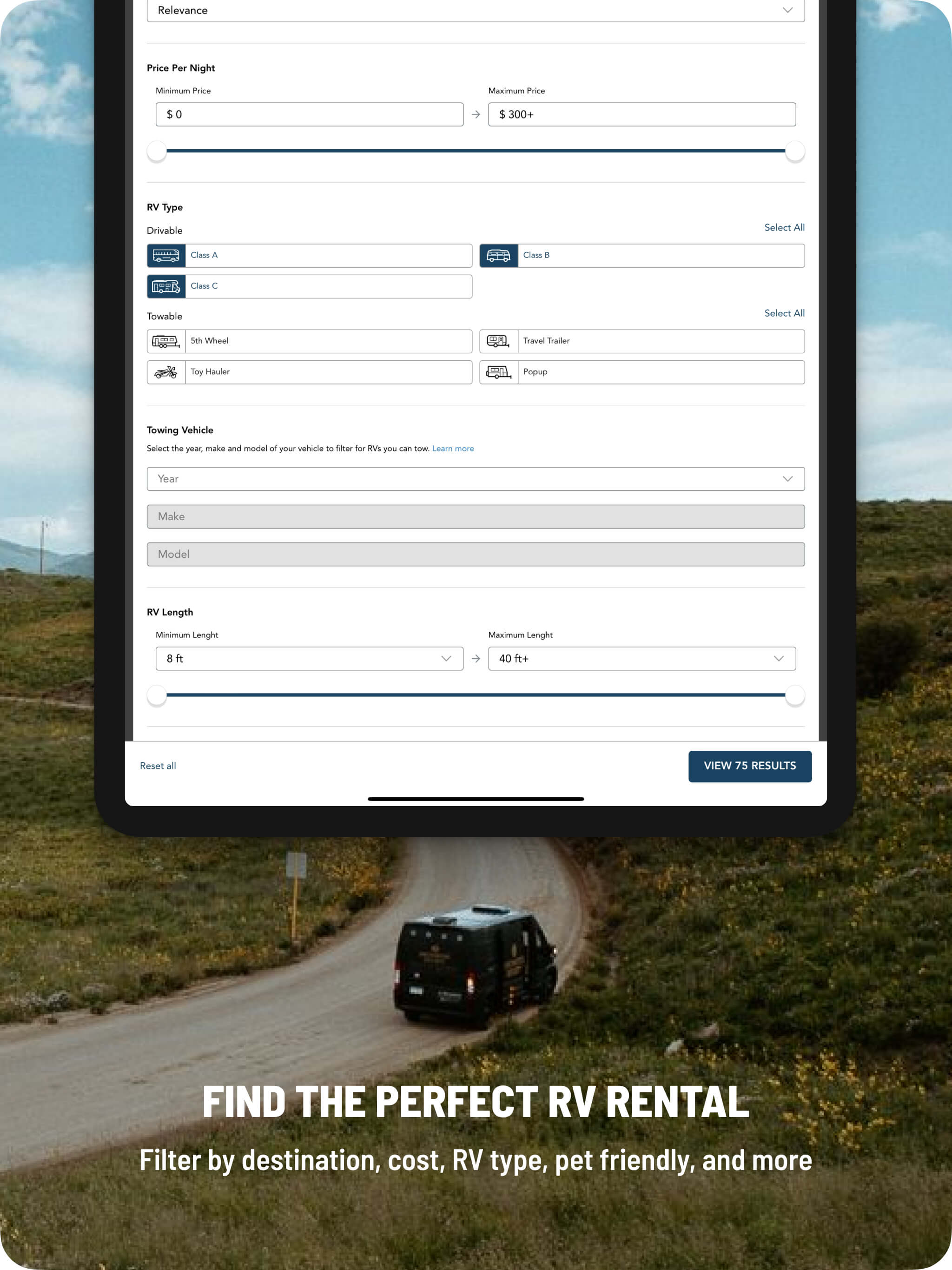 RVshare - RV Rentals screenshot 12