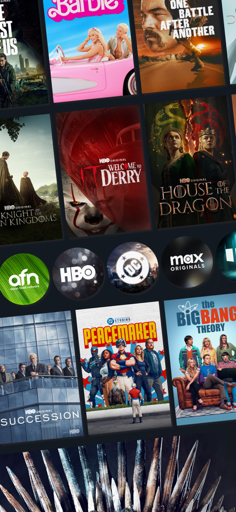 HBO Max：串流播放電視節目和電影 screenshot 1