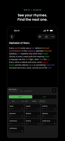 Rhyme Notes: Rap & Song Lyrics Screenshot 1 of 4