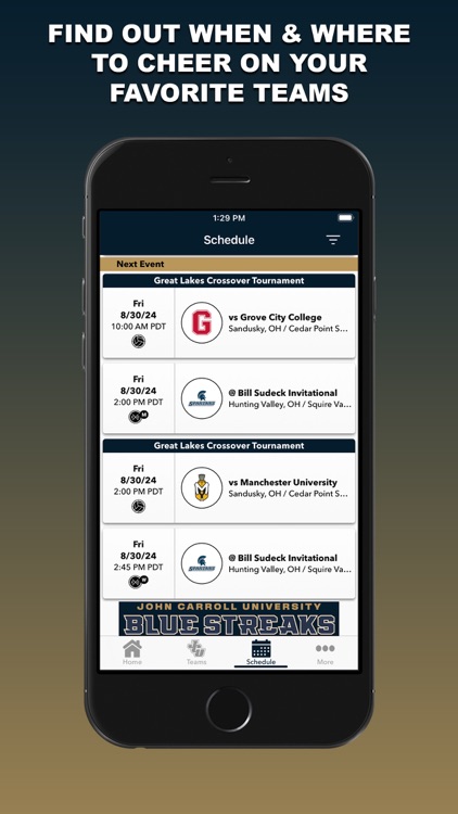 John Carroll Blue Streaks