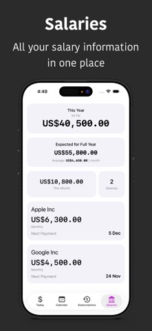 InTrack - Income Tracker screenshot