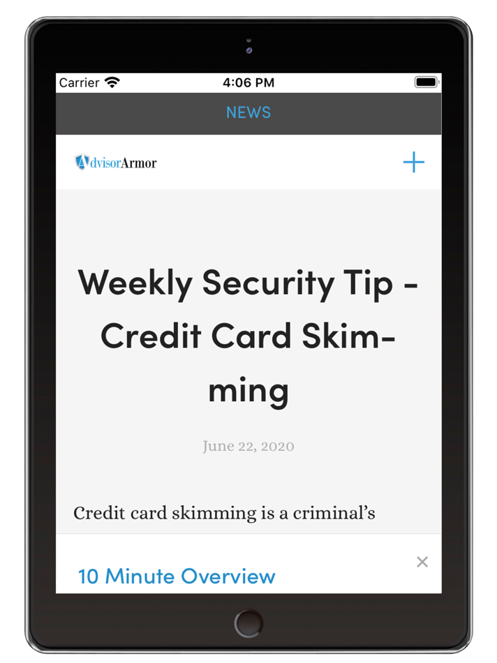 #3. Advisor Armor Mobile (iOS) Podle: Advisor Armor, LLC