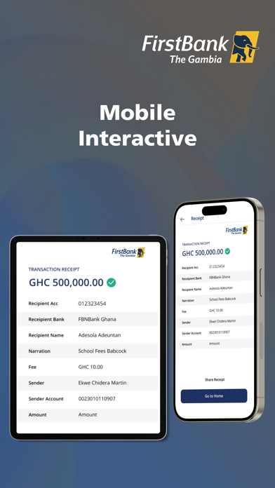 FirstBank Gambia Mobile Screenshot