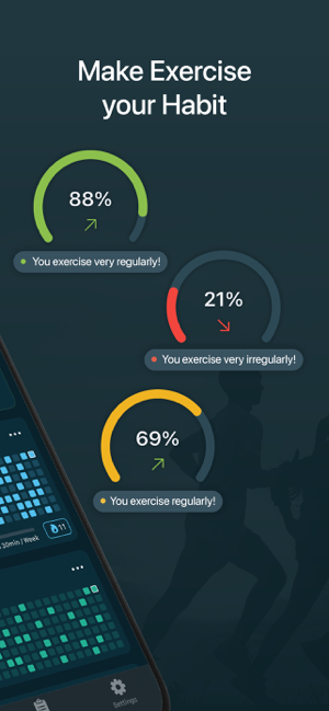 ‎Exercise Tracker Planner Habiz Screenshot