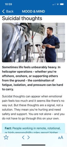 HeliOffshore Wellbeing Screenshot 4 of 8