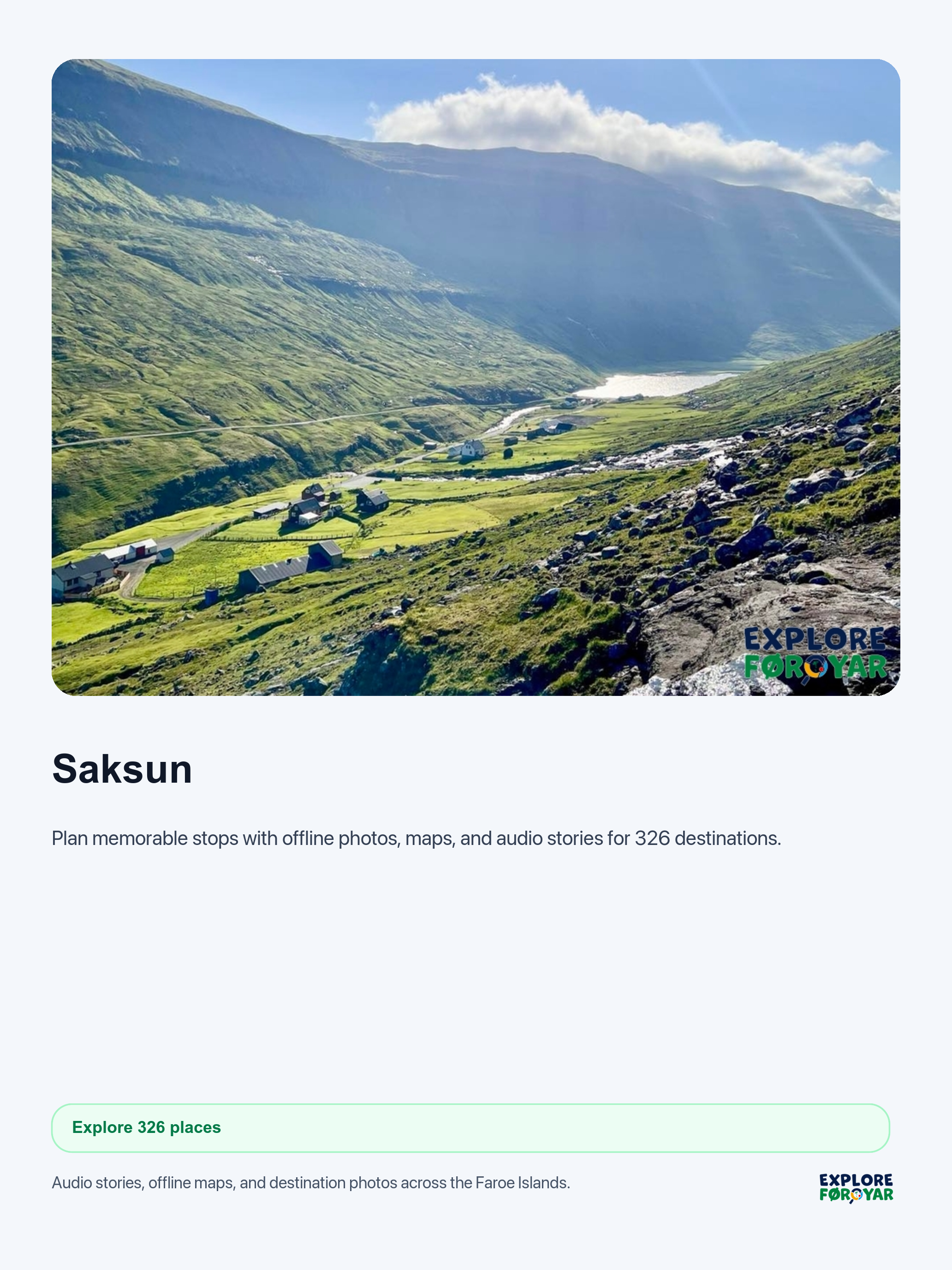 Explore Føroyar
