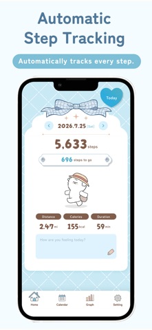 Poko Step Counter - Pedometer Screenshot 2 of 10