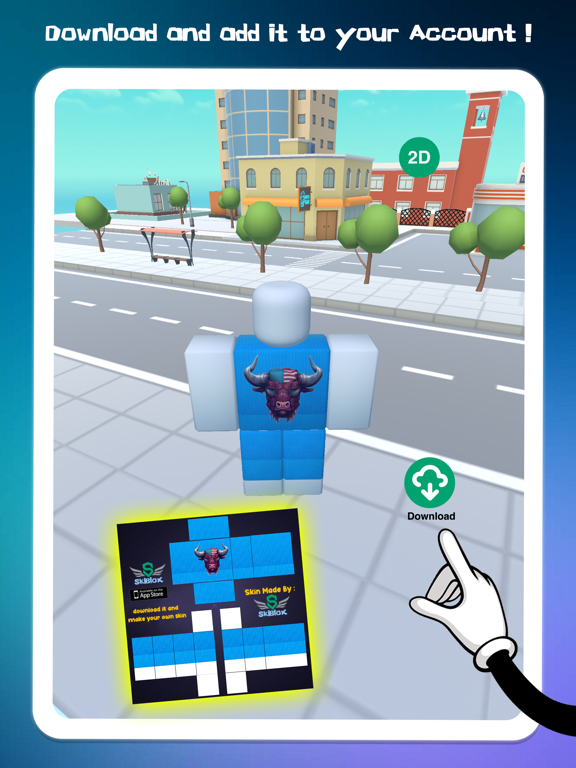 Skins For Roblox - SkiBlox iPad screenshot 2 - Entertainment app