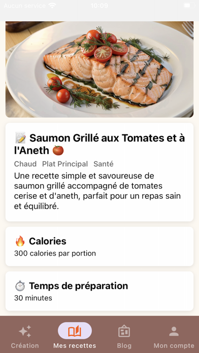 GourmAI - Chef Cuisinier IA Screenshot