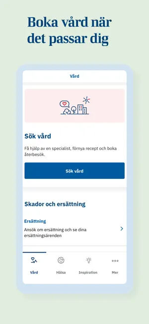 Hälsa och vård iPhone screenshot 3