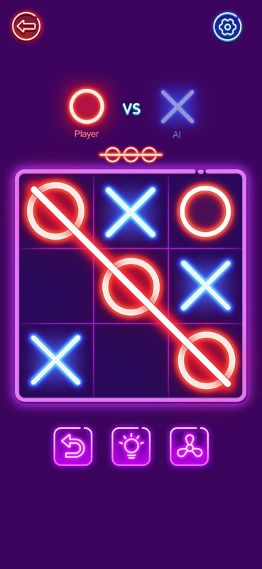 Tic Tac Toe - 2 Player Game screenshot 1