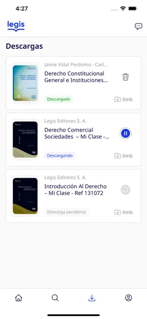 Libros digitales Legis screenshot 2